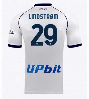 SSC Napoli Jesper Lindstrom #29 Bortatröja 2023-24 Kortärmad